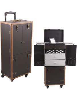 Professional Rolling Studio Makeup case