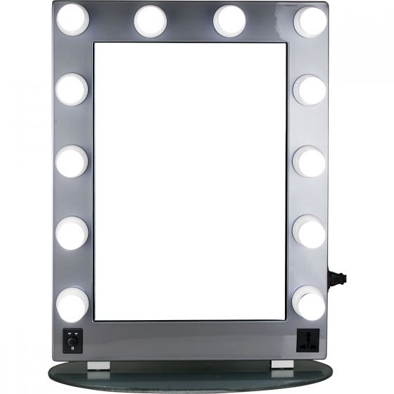 Silver Hollywood Vanity Mirror