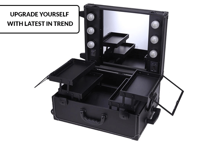 Makeup Case with Lights and Mirrors, Latest in Trend