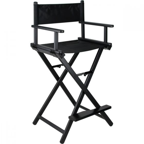 director chair for makeup artist in black color
