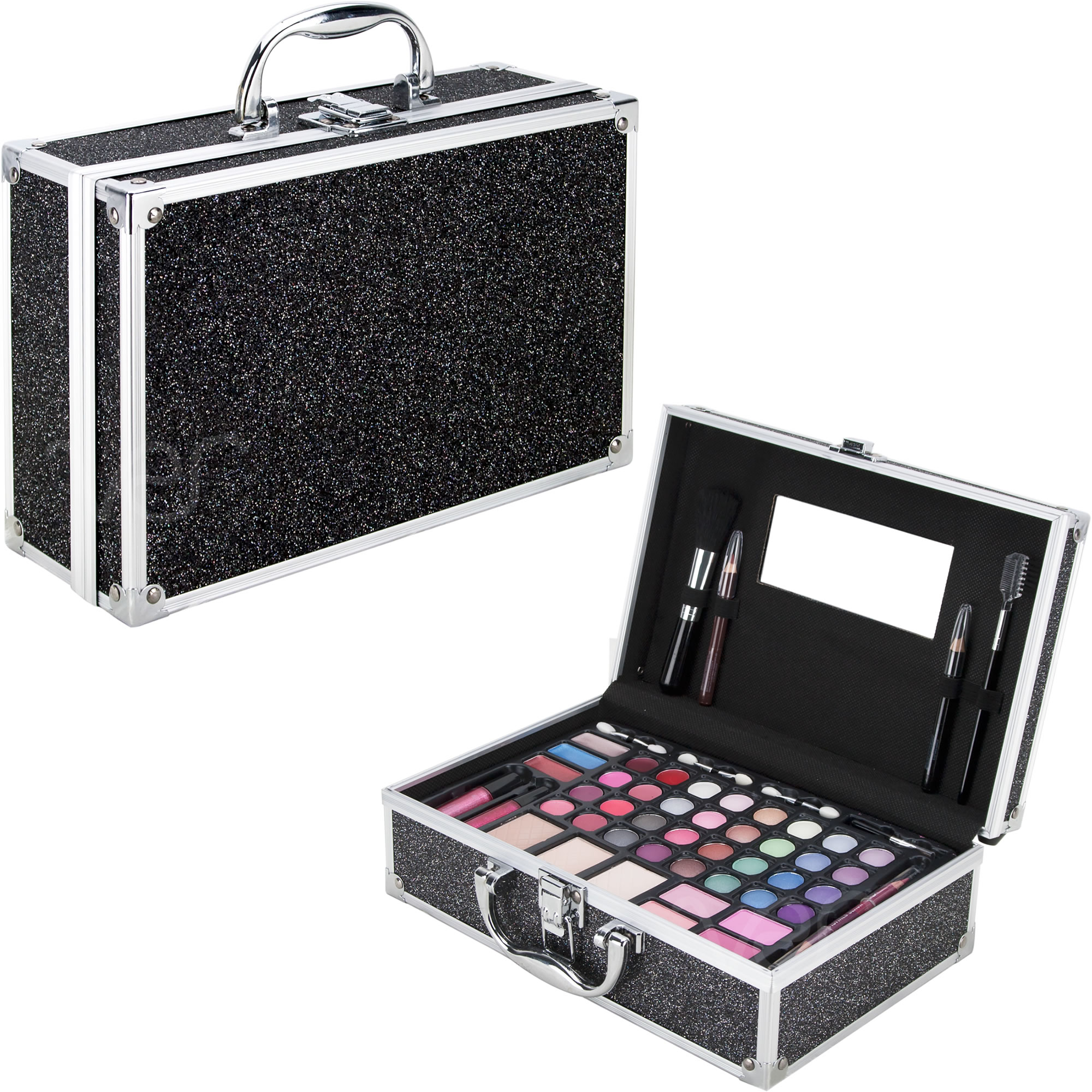 Black Glitter Makeup Kit