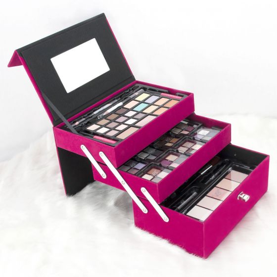 pink velvet makeup set